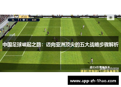 中国足球崛起之路：迈向亚洲顶尖的五大战略步骤解析
