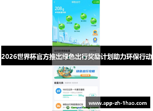 2026世界杯官方推出绿色出行奖励计划助力环保行动